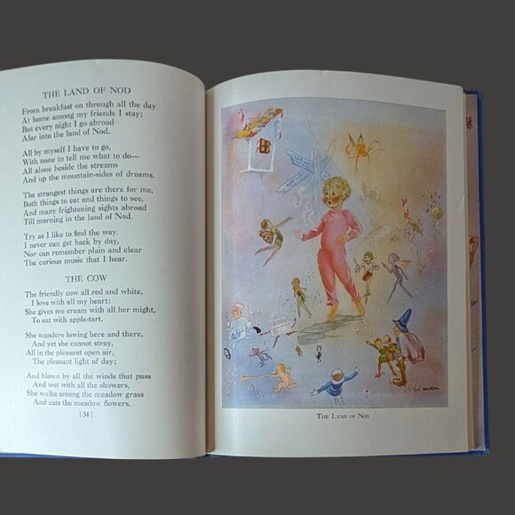 A Child’s Garden of Verses by Robert Louis Stevenson Vintage 1929 - Picture 5 of 5